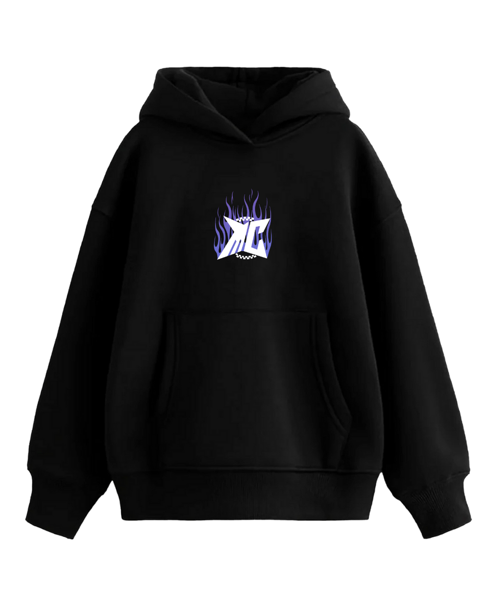 BLUE INFERNO HOODIE
